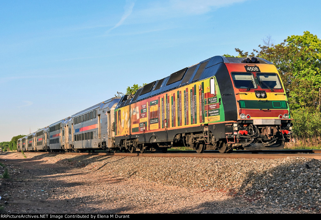 NJT 4508 on train 5448